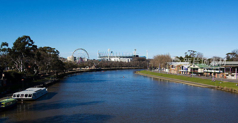 Yarra River，墨尔本面向MCG